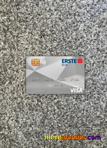 Hungary Erste Bank visa card photolook